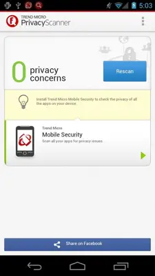 Privacy Scanner android App screenshot 0